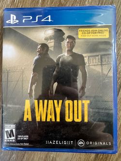 A Way Out [PS4] [PlayStation 4] [2018] [Brand New Factory Sealed!]