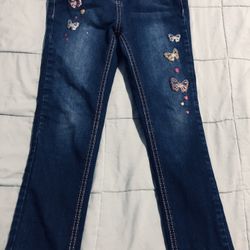 3 jeans para niñas talla 6 usados como nuevo