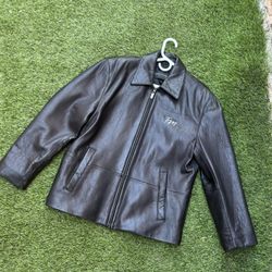 genuine leather jacket by Port Authority
