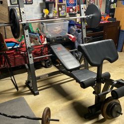 Bench Press With Bar/ 45 Lb Plates