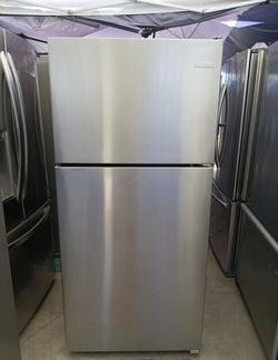 Amana Top Mount Stainless Refrigerator
