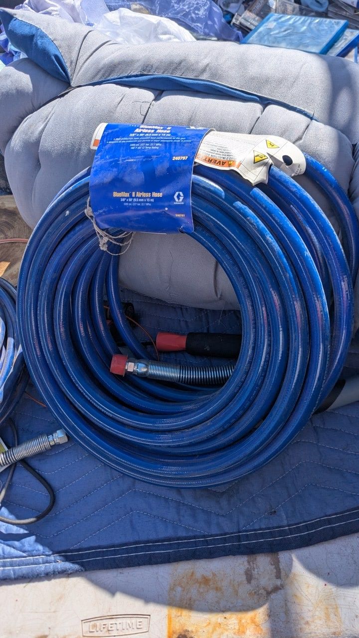 New 3/8 x 50' Graco airless hose located in Mesa Main Street and Gilbert rd