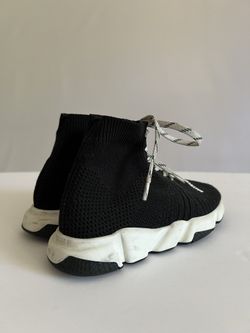 BALENCIAGA SPEED LACE UP RECYCLED KNIT SNEAKER for Sale in