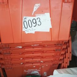 XXL STORAGE CRATES, TOTES, BINS, PLASTIC HEAVY DUTY STORAGE BOXES