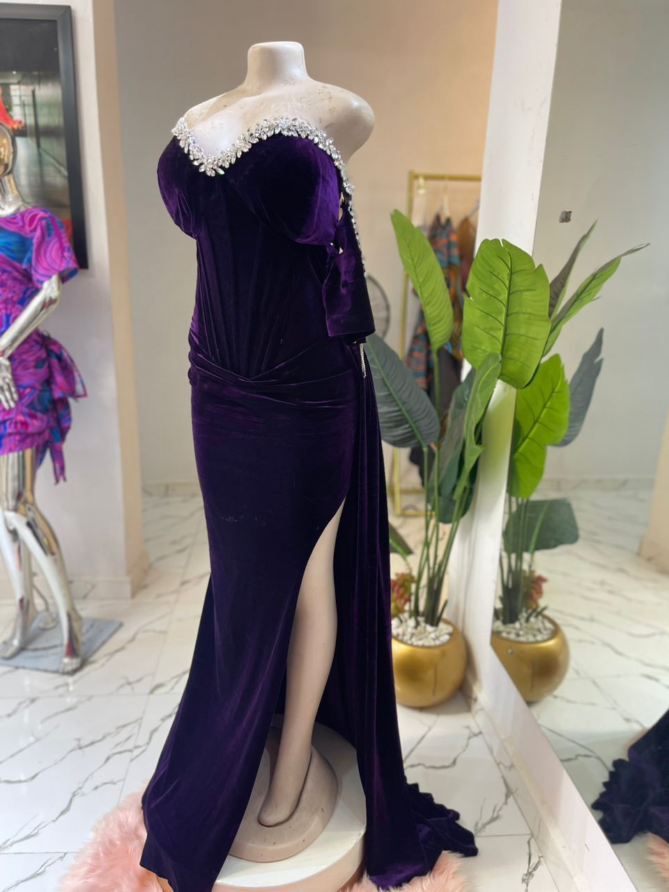 Purple Party Dress