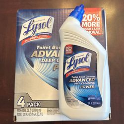 4 Pack- Lysol Advanced Power Gel Cleaner