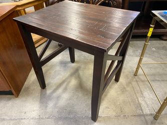 Rustic Simple Wooden Accent Table