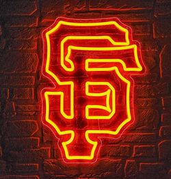 New Neon Sign for Wall Decor Baseball Neon Light for Man Cave Birthday Gifts for Men With Dodge Baseball Team Logo Sign Led Sign for Bar Party Dorm De