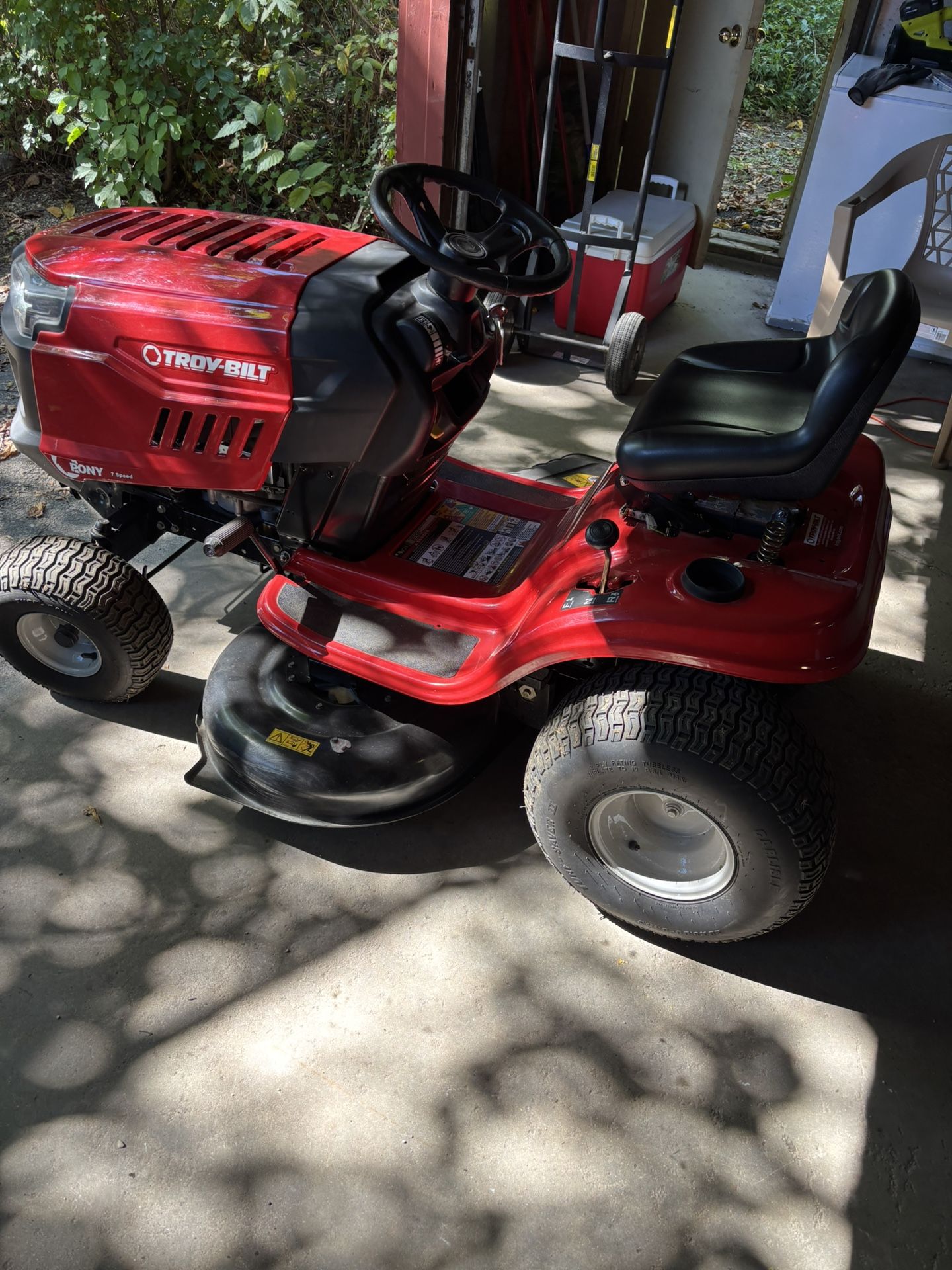 Troy-Bilt 7 Speed Pony Rider Lawn Mower