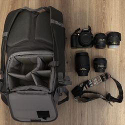 Nikon D3400 + Lenses And Bag