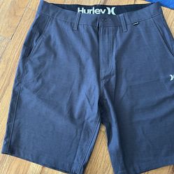Hurley navy blue board shorts, Size 32