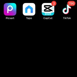 iPhone 16pro With TikTok And CapCut Installed 
