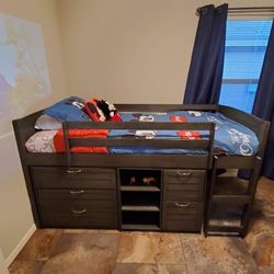 Twin Loft Bed With Mattress