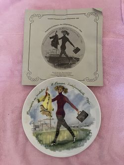 - Francoise En Pantalon (1960) Women of the century collectible plates