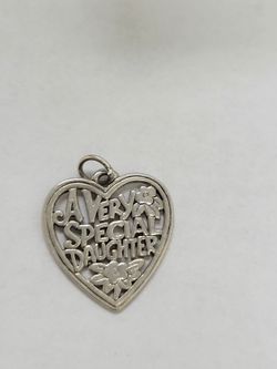James avery A Very Special Daughter silver charm