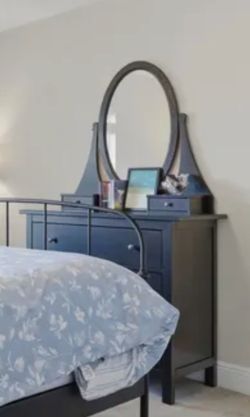 Dresser with mirror