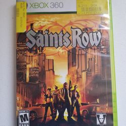 Saints Row (Microsoft Xbox 360) Complete With The Manual - Tested 