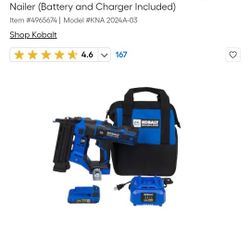 24 V XTR kobalt 21/8 Inches Nailer 