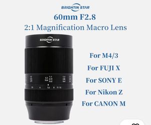 Brightin Star 60mm lens