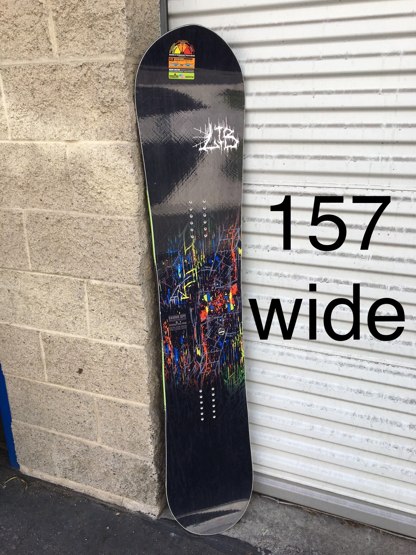 Lib Tech Skunk Ape 157 wide snowboard NEW