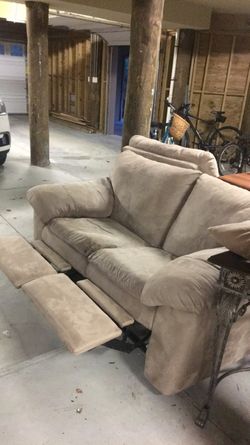 Couch and a recliner