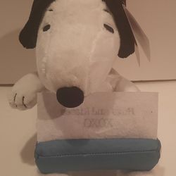 10" AUTHENTIC PEANUTS Snoopy Hugs and Kisses XOXO Typing Animated Plush