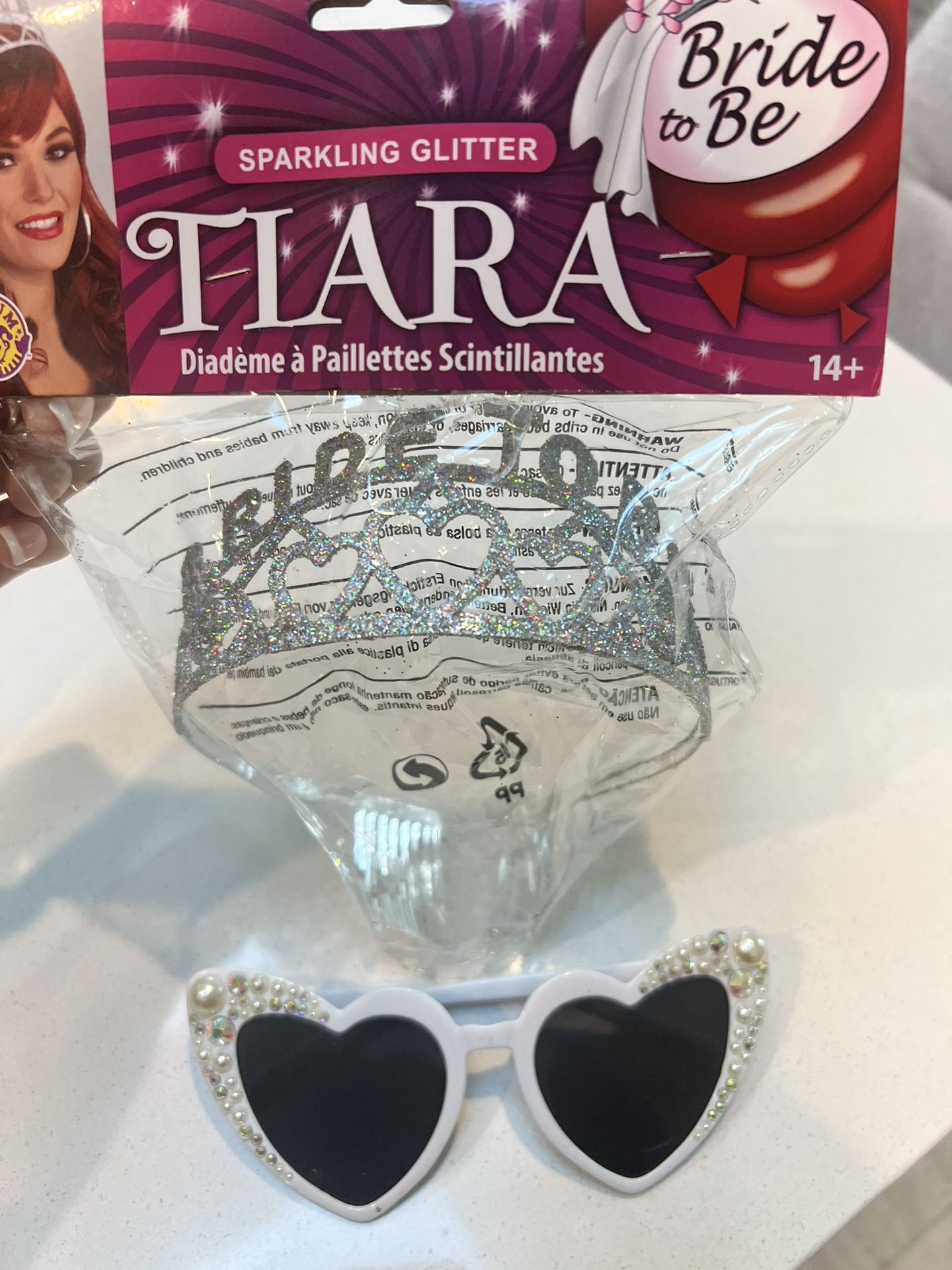 Bride-to-be Tiara And Sunglasses