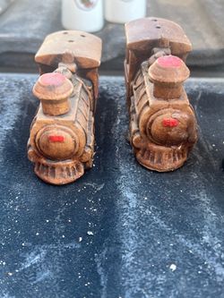 Antique sale and pepper shakers