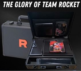 Pokemon TCG Glory of Team Rocket Japanese Attache Case Briefcase w/booster