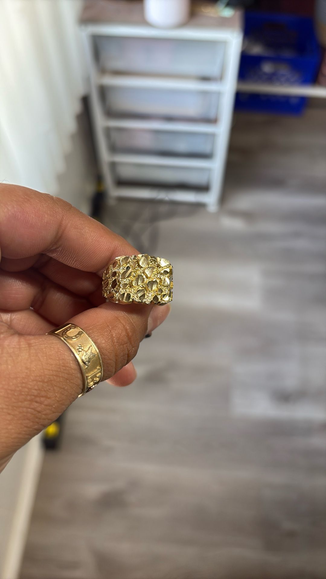 10k Nugget Ring
