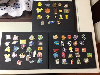VTG DISNEY HIDDEN MICKEY PINS COLLECTION OF 68