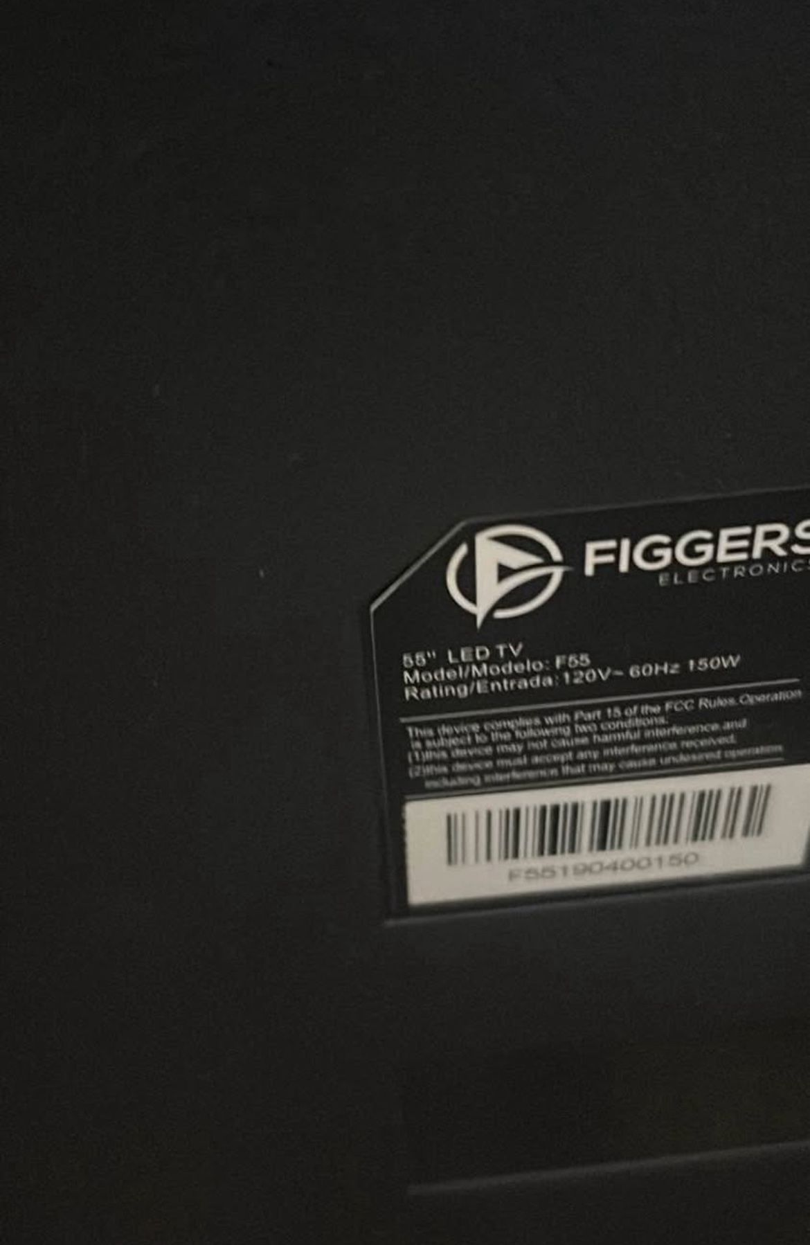 55 Inch Figgers Tv