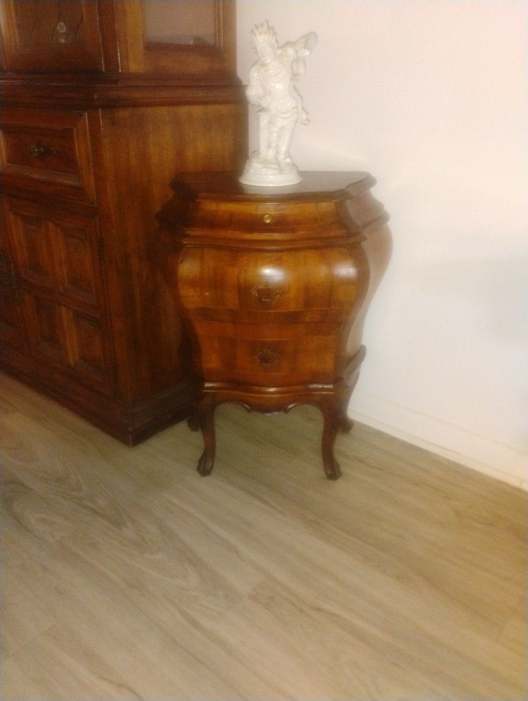 2 Antique French/Italian Bombe Tables