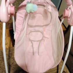 Baby Swing With Remote Control And Plays Multiple Kid Songs