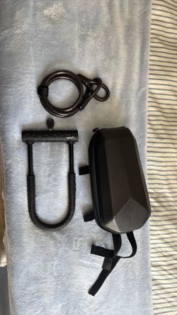 U-Lock, chain and scooter bag