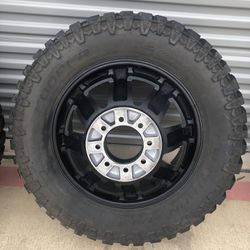 Dually Rims And Tires FUEL 20” Full Set