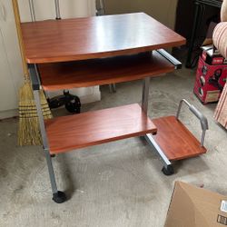 Computer Desk With Printer Space