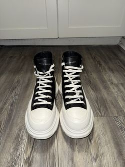 Alexander McQueen High Top Leather Sneaker
