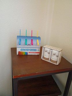 4 Piece popsicle maker /salt pepper shakers