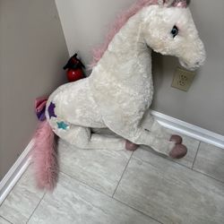 Big Sized Pony Stuffed Animal 