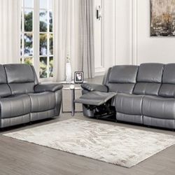 New Luxury Recliner Couch And Love Seat Set  / Free Delivery 