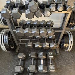 Cast Iron Dumbells, .75 Cents/pound