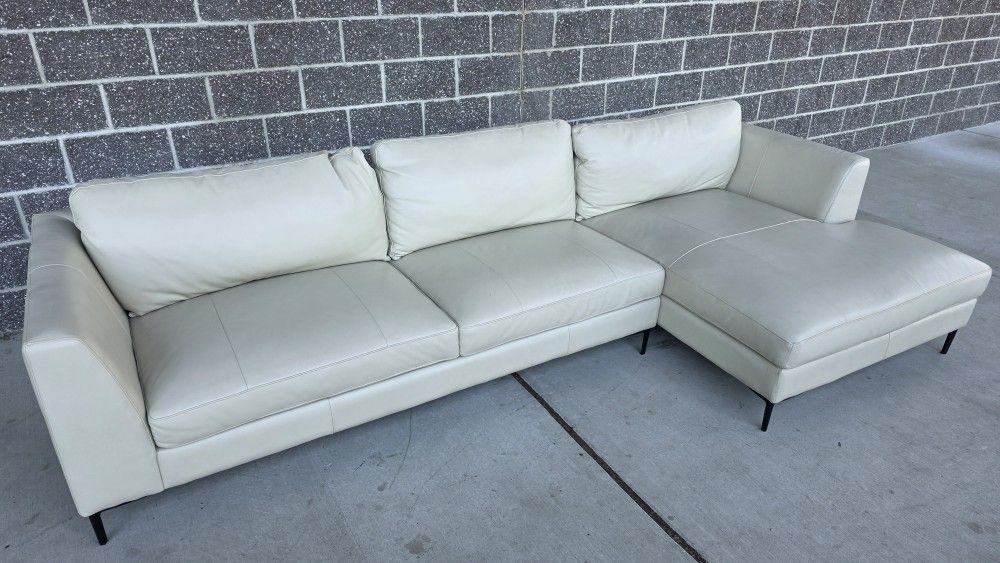 Thomasville 2pc Leather Sectional 