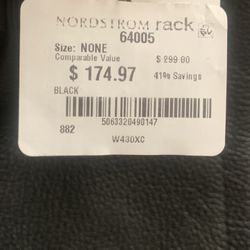 ALLSAINTS Black Leather Purse Brand New