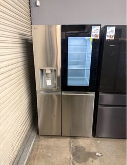 LG Instaview Side By Side Stainless Steel Refrigerator With Craft Ice 😍