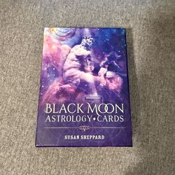 Black moon, astrology Oracle cards
