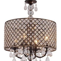 Modern Circular Chandelier - Brand New, Never Used In Box!