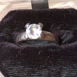 S Steel Engagement/ Promise Ring