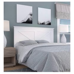 Farmhouse Style Wood Panel Headboard