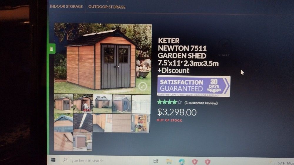 Keter, Newton 7511 Garden/Storage Shed